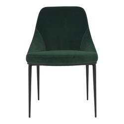 SEDONA DINING CHAIR GREEN VELVET by Moes Home