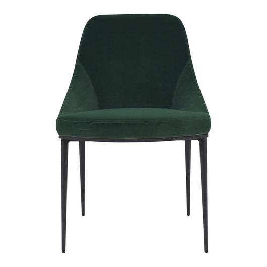 SEDONA DINING CHAIR GREEN VELVET by Moes Home