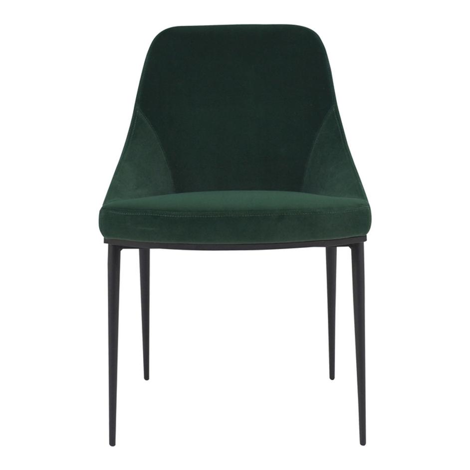 SEDONA DINING CHAIR GREEN VELVET by Moes Home