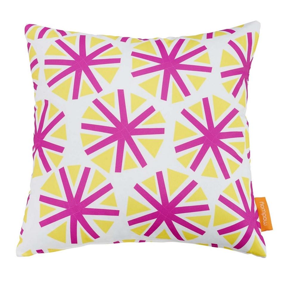 Varick Outdoor Patio Single Pillow In Starburst by Modway Furniture