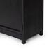 Millie Panel & Glss Door Cabinet In Mtt Blk by FOUR HANDS
