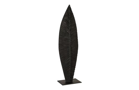  Carved Leaf on Stand, Burnt, MD by PHILLIPS COLLECTION