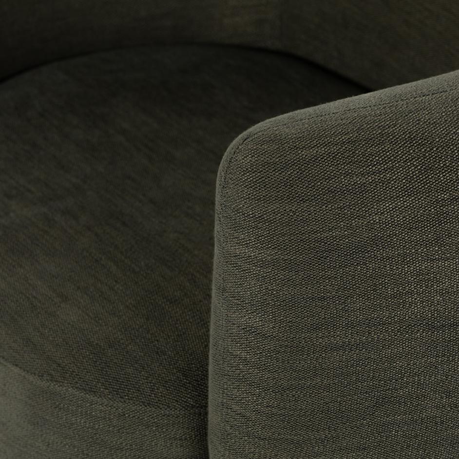 Calista Swivel Chair In Atlantis Moss by FOUR HANDS