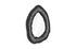 Geode Mirror, Black And Silver, Matte by PHILLIPS COLLECTION