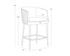 CORNELLA COUNTER STOOL - DANNY ICEBERG by Sunpan