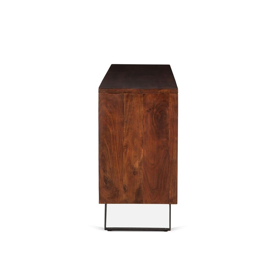 London Loft 68-Inch Acacia Wood Sideboard in Walnut Finish by Home Trends & Design