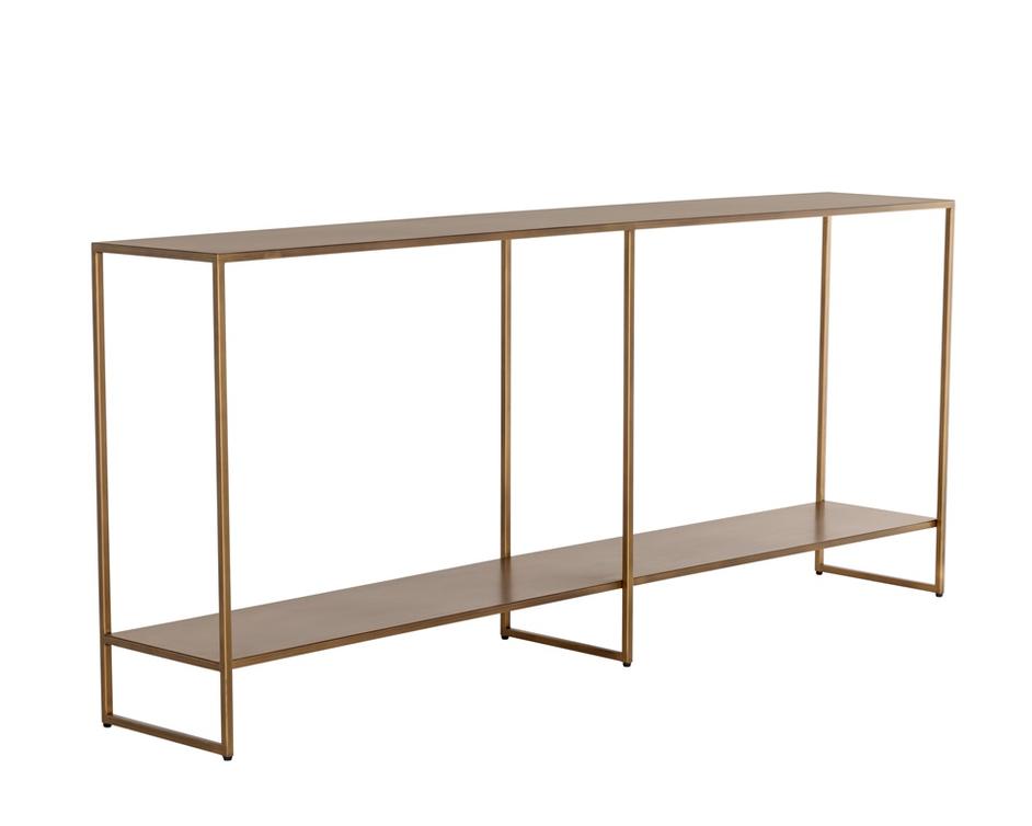 EIFFEL CONSOLE TABLE - ANTIQUE BRASS by Sunpan