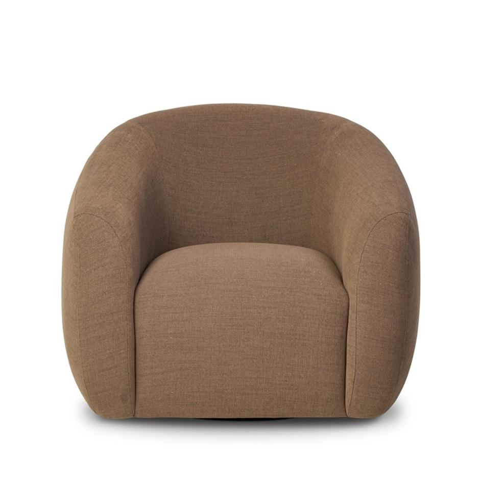 Channing Swivel Chair - Crypton Nomad Mushroom by Four Hands