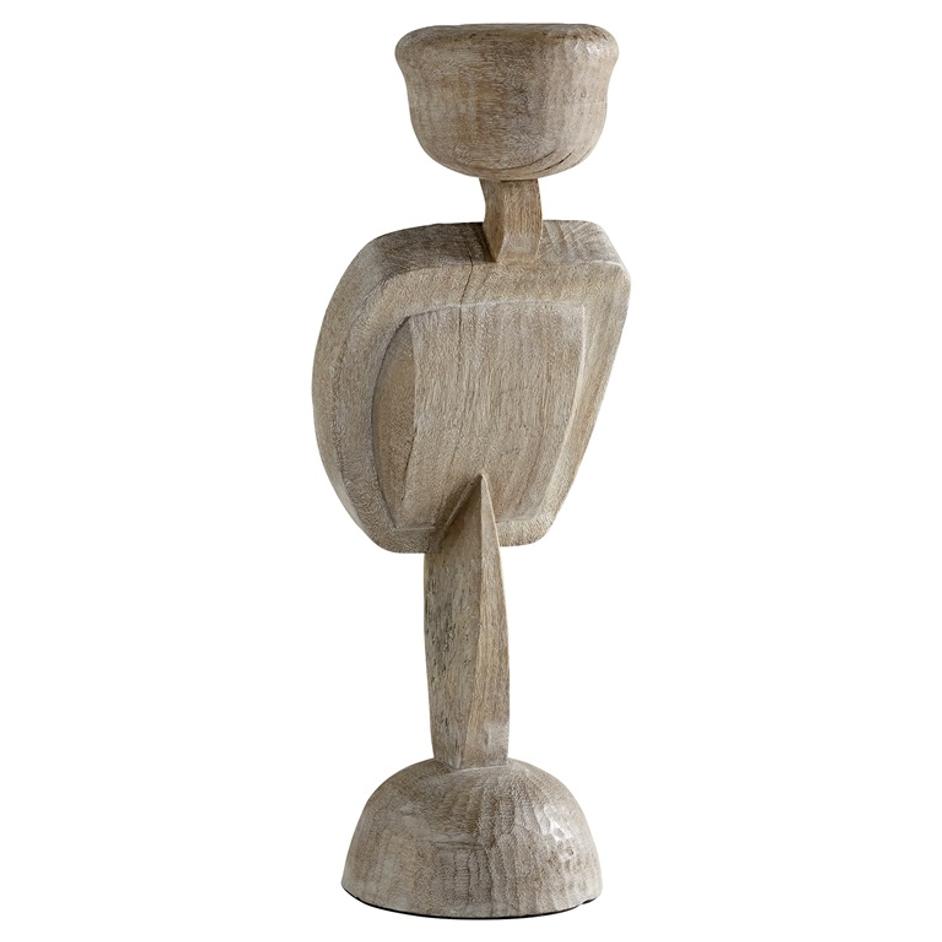 Chakra Sculpture | Weathered Grey - Medium by Cyan Design