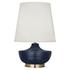 Matte Midnight Blue Michael Berman Nolan Table Lamp by Robert Abbey