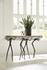 Atlas Console Table, Gray Stone Finish, Metal by PHILLIPS COLLECTION
