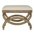 Karline Natural Linen Small Bench by Uttermost