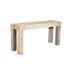 Giza Console Table Bleached White by Classic Home