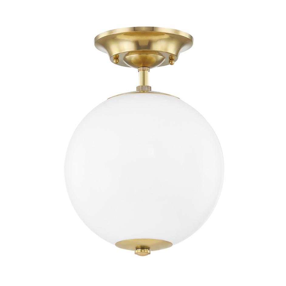 Sphere No.1 Semi Flush by Hudson Valley
