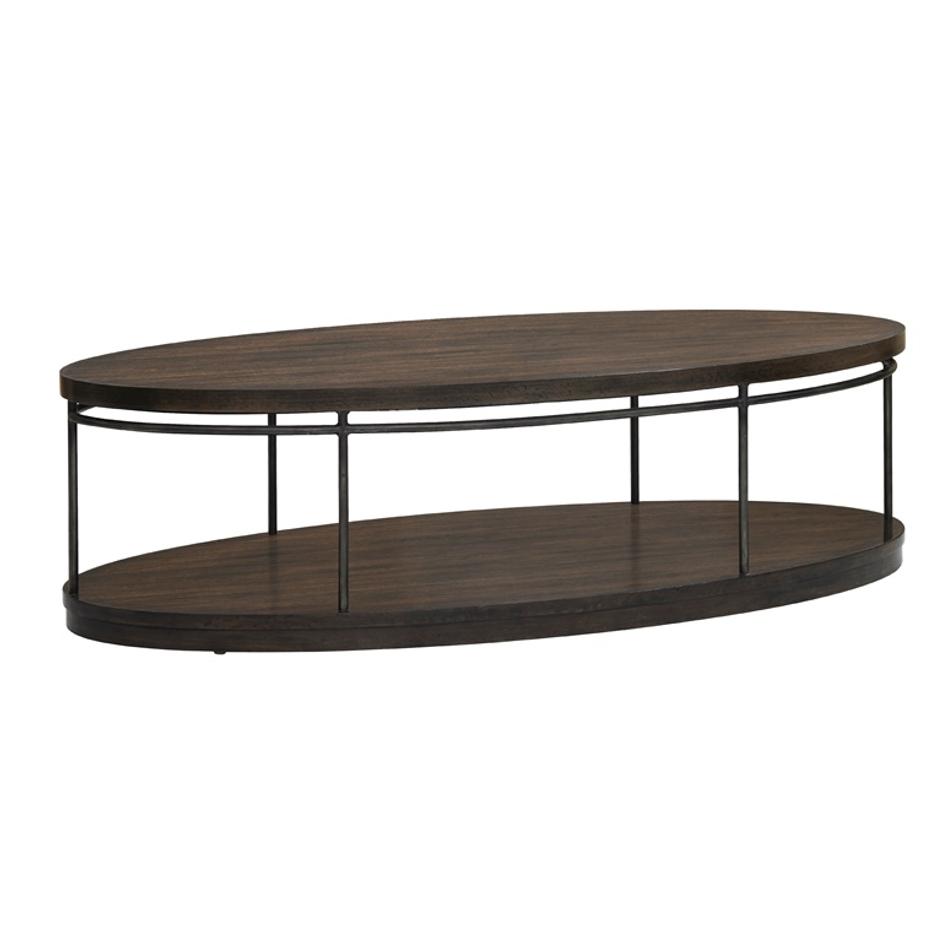 Dark Wood Industrial Cocktail Table by Pulaski Furniture