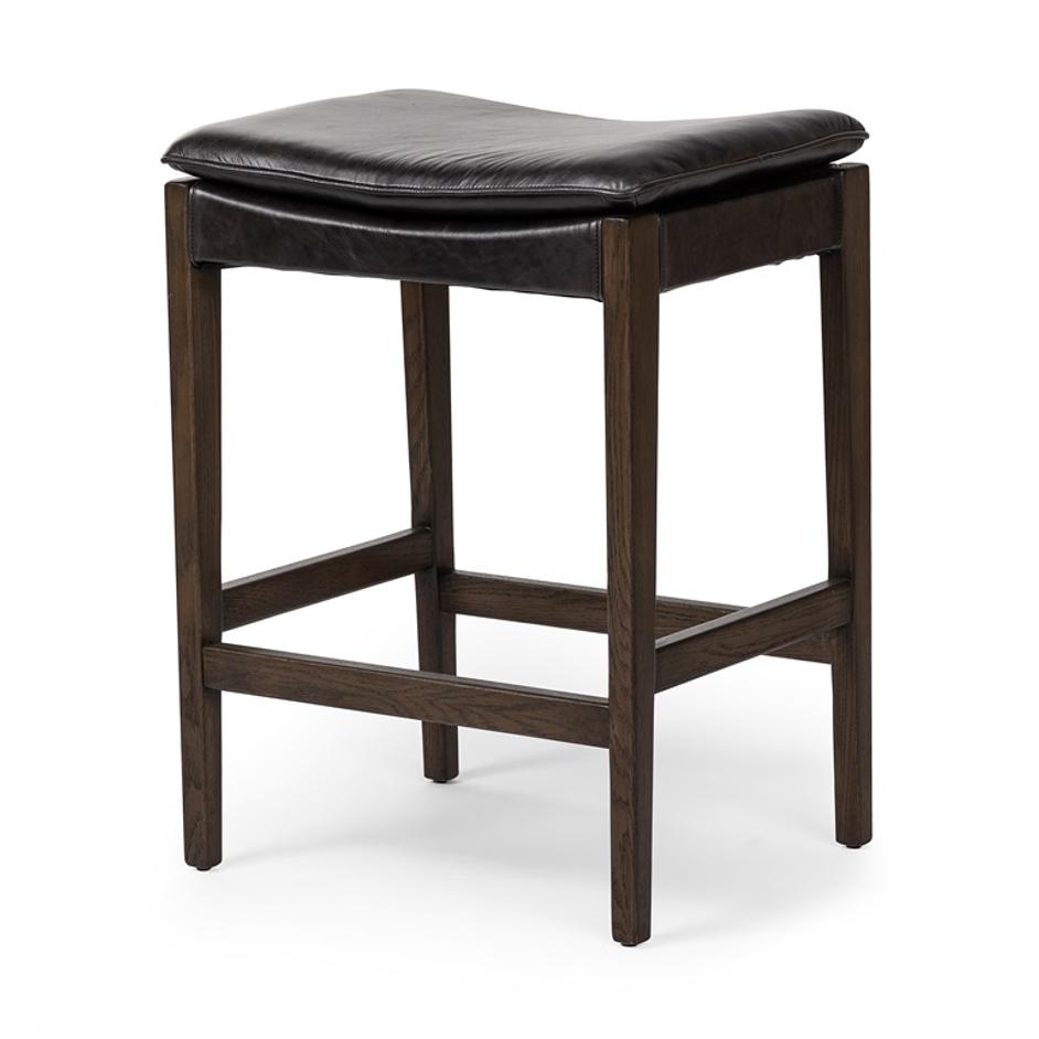 Aya Counter Stool In Sonoma Black by FOUR HANDS