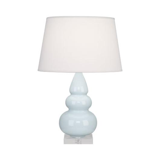 Baby Blue Small Triple Gourd Accent Lamp by Robert Abbey