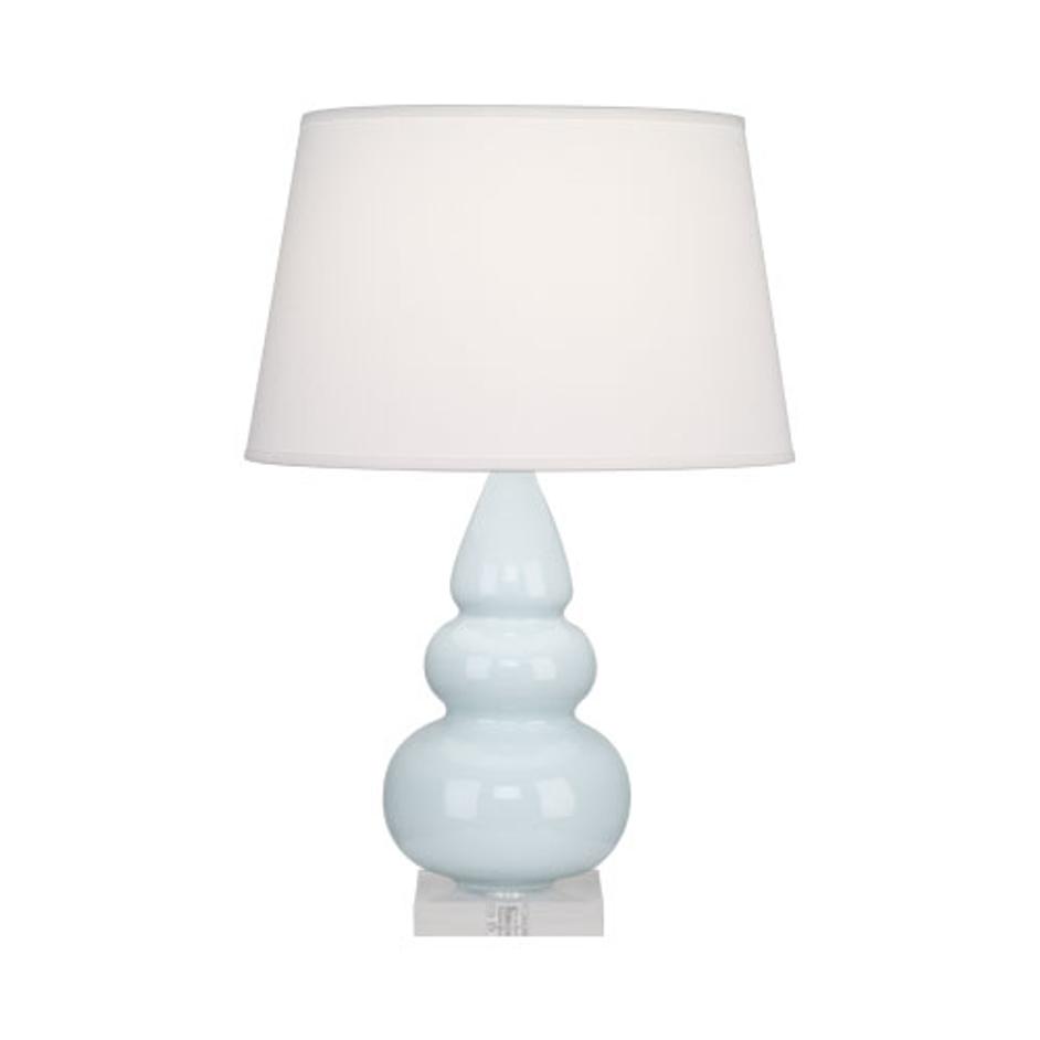 Baby Blue Small Triple Gourd Accent Lamp by Robert Abbey