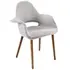Rampart Dining Armchair In Light Gray by Modway Furniture