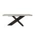 Durant Console Table Gray/Black by Classic Home