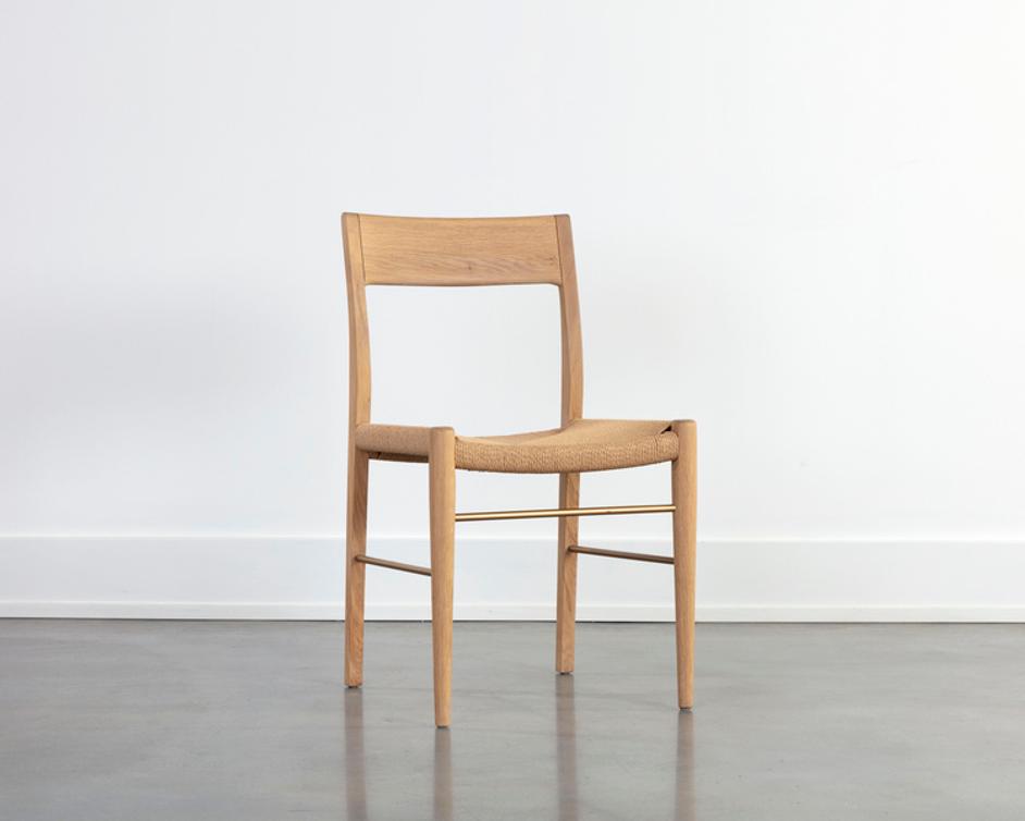 BONDI DINING CHAIR - LIGHT OAK by Sunpan