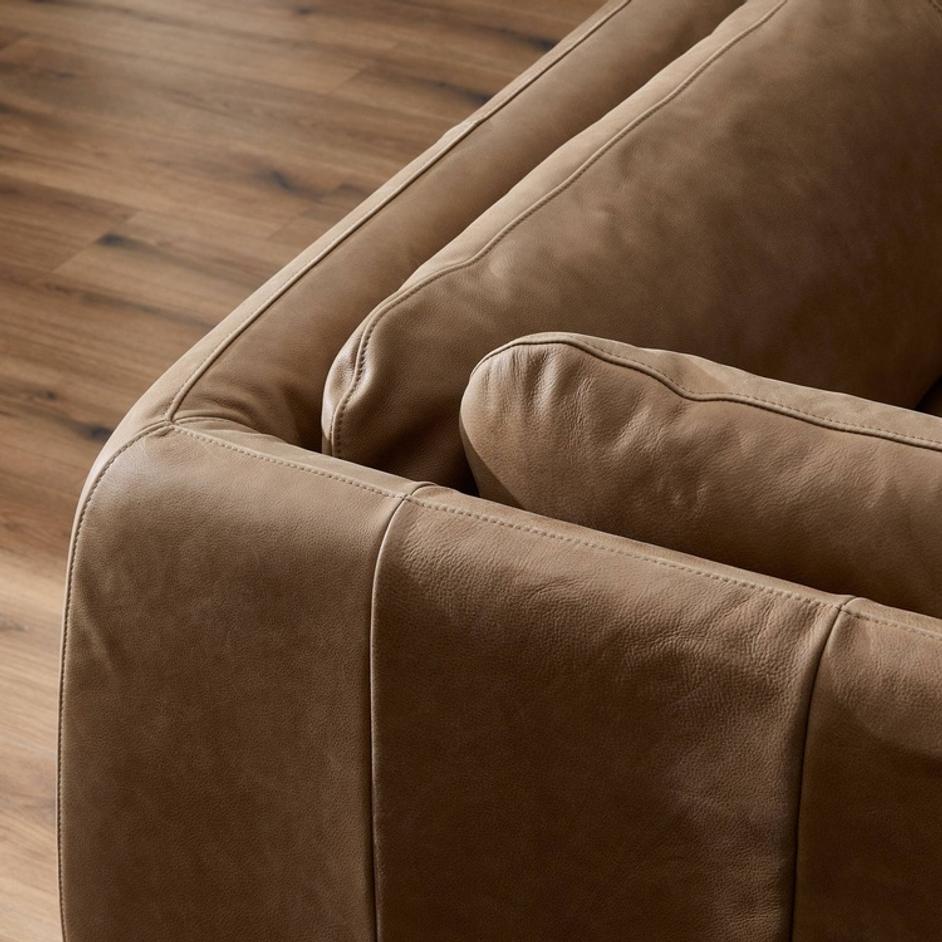 Iggy Slipcover Sofa-98" In Palermo Drift And Sienna Brown by Four Hands