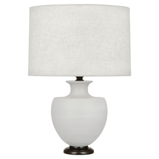 Matte Dove Michael Berman Atlas Table Lamp by Robert Abbey