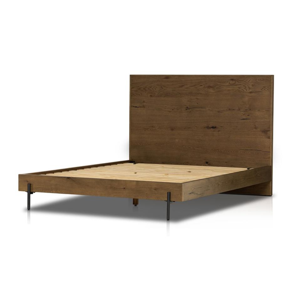 Eaton Queen Bed - Amber Oak Resin by Four Hands