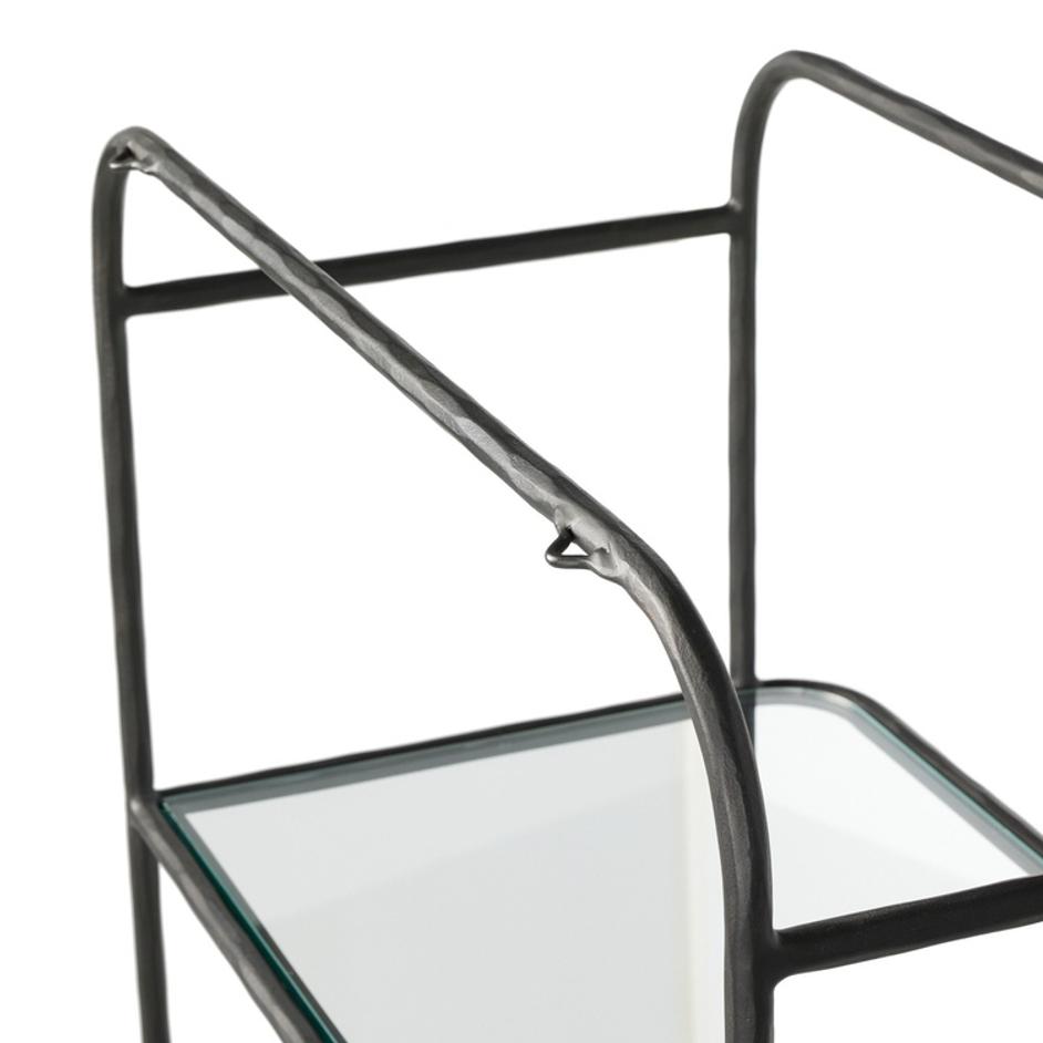 Swinton Bookcase - Hammered Gunmetal by Four Hands