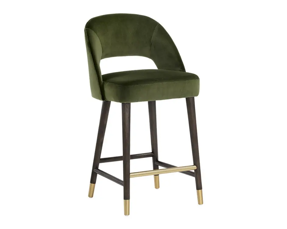 Monae Counter Stool - Moss Green by Sunpan