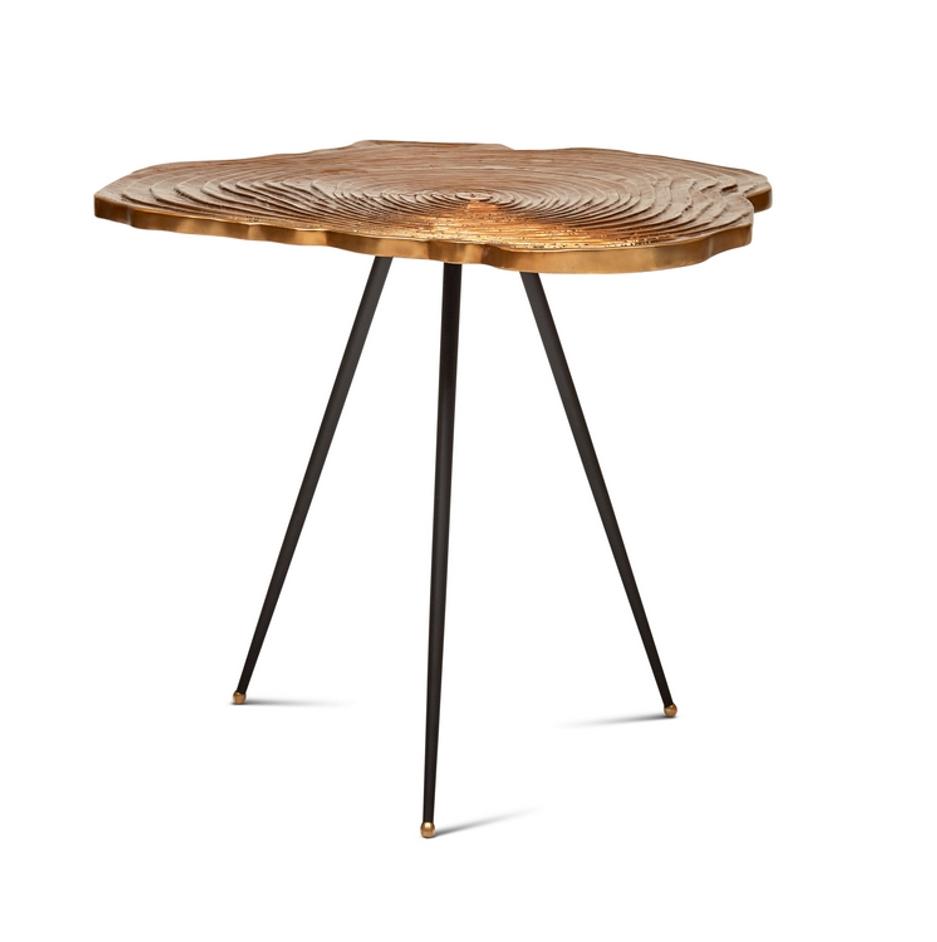 Easton Brass End Table by Urbia Imports