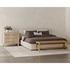 COLIN QUEEN BED OATMEAL by Moes Home