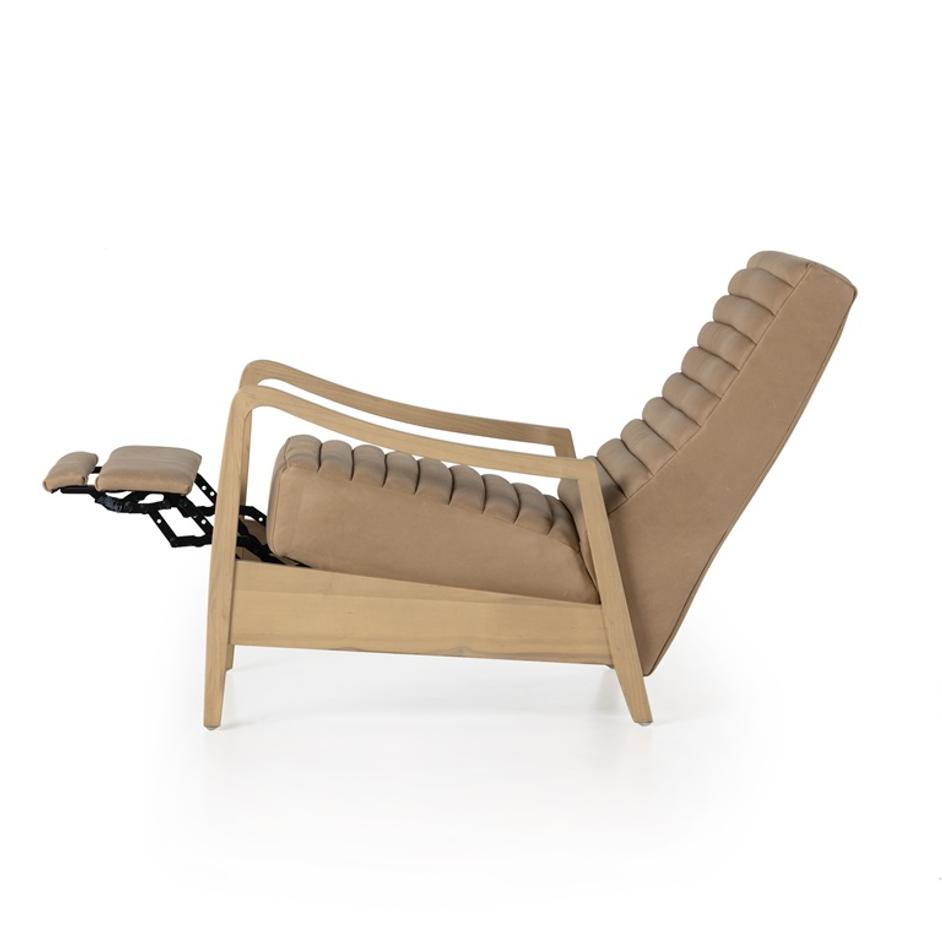 Chance Recliner In Palermo Nude by FOUR HANDS