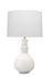 Droplet Ceramic Table Lamp, White by Jamie Young