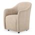 Drava Rolling Dining Chair Beige by Moes Home