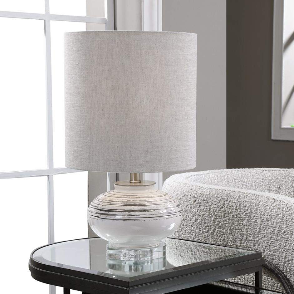 Lenta Off-White Accent Lamp by Uttermost