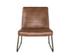 Anton Lounge Chair - Bravo Cognac by Sunpan