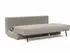 OSVALD FULL SOFABED in KENYA GRAVEL FABRIC WITH Black steel LEGS 579 by INNOVATION USA