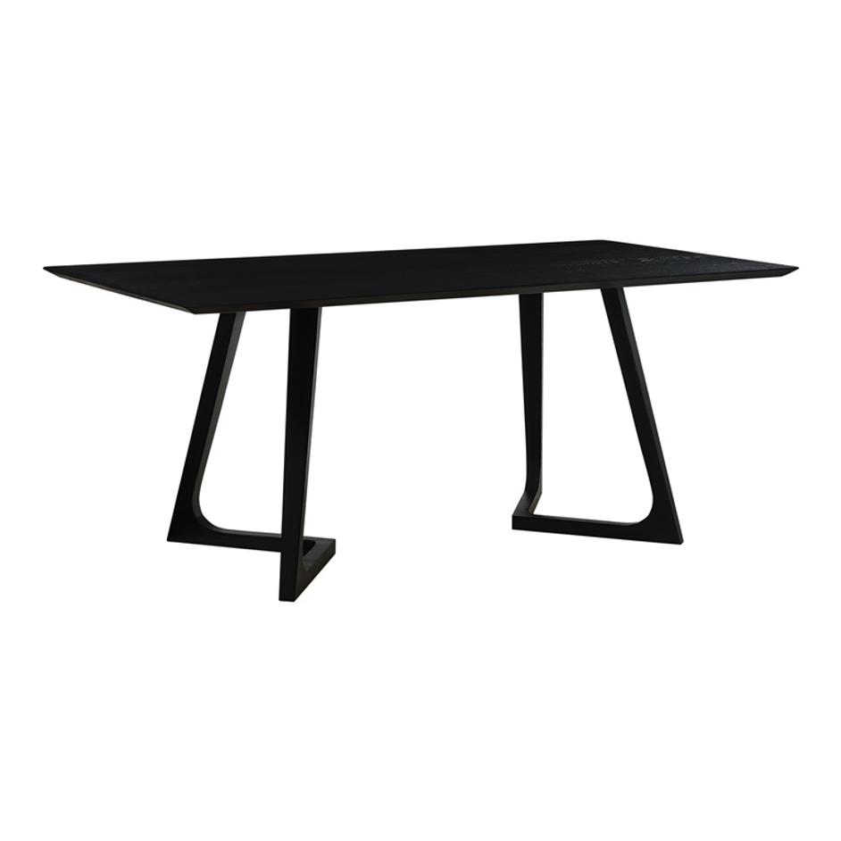 GODENZA DINING TABLE RECTANGULAR BLACK ASH by Moes Home
