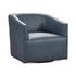 Vernon Leather Swivel Chair El Paso by Classic Home