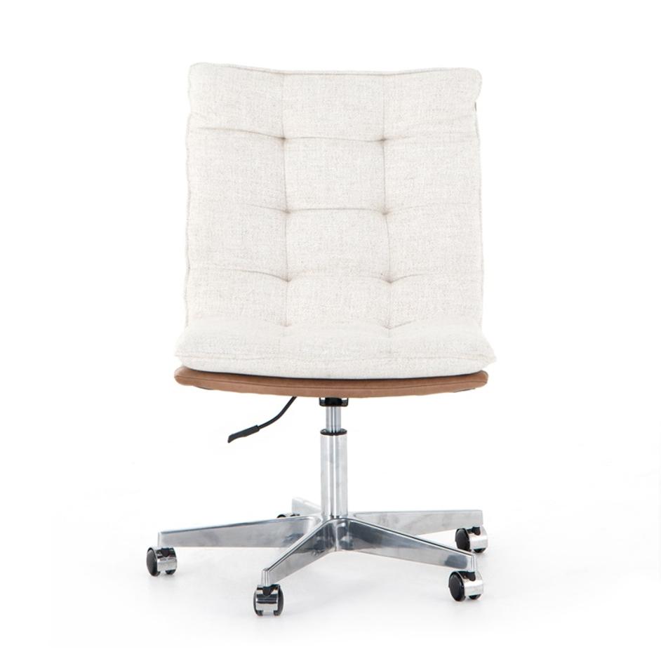 Quinn Desk Chair In Chaps Saddle by FOUR HANDS