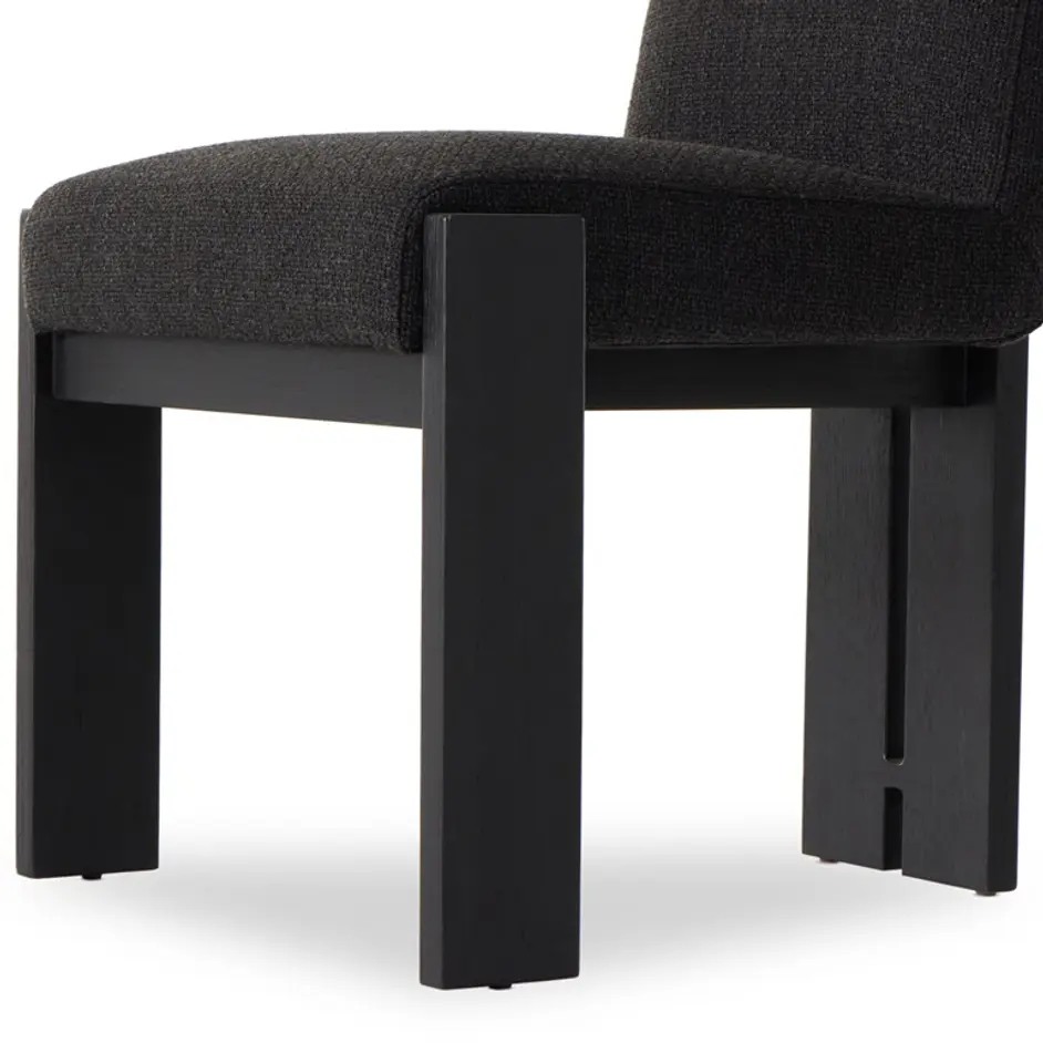 Roxy Dining Chair In Gibson Black by FOUR HANDS