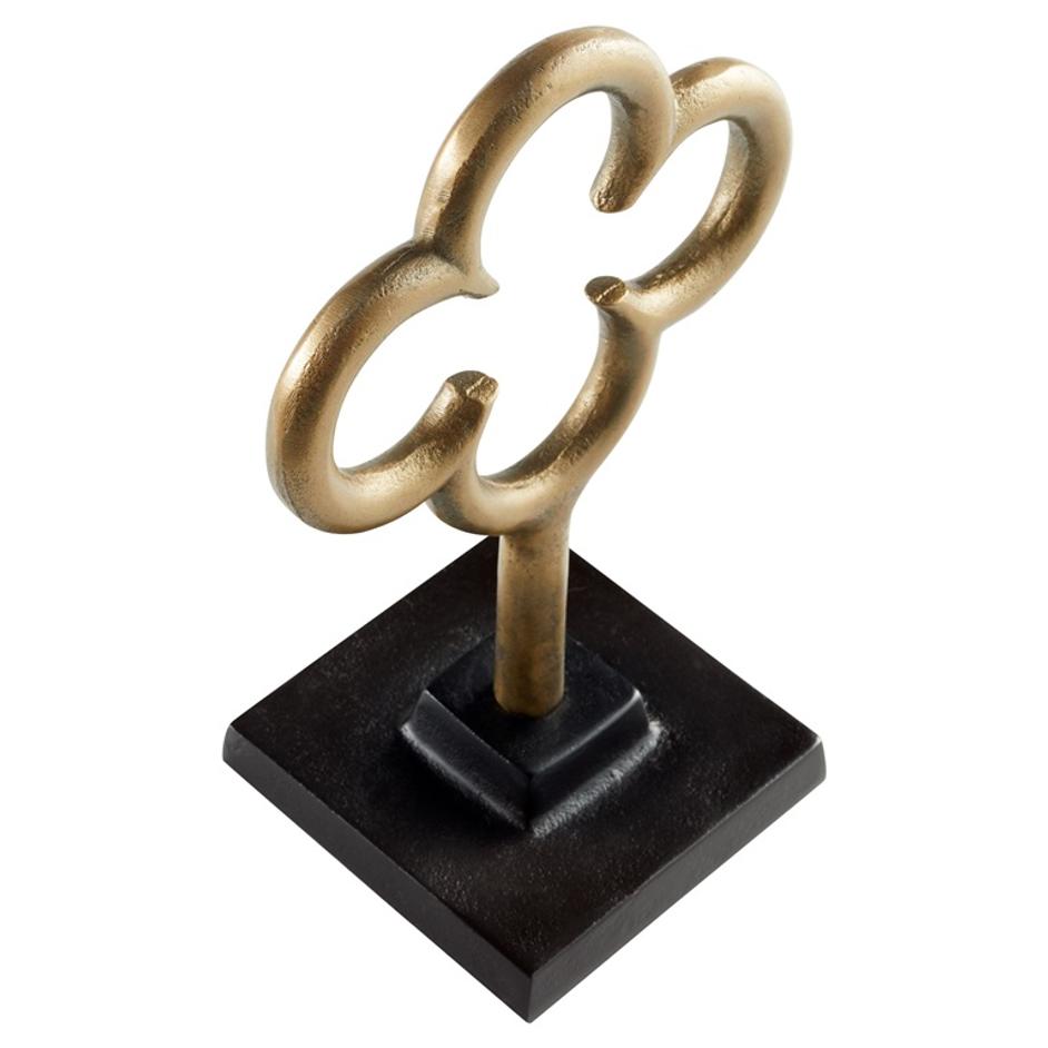 Folium Sculpture|Gold- Lg by Cyan Design