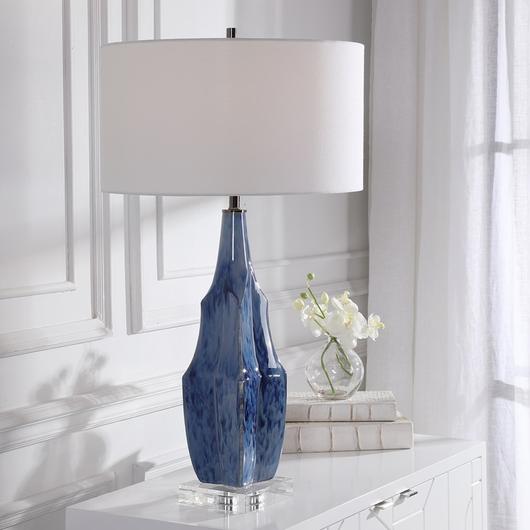 Everard Blue Table Lamp by Uttermost