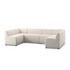 Augustine Dining Banquette, U Shape - Capri Oatmeal by Four Hands
