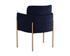 RICHIE DINING ARMCHAIR - ANTIQUE BRASS - DANNY NAVY by Sunpan