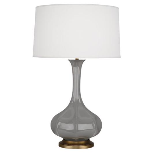 Smokey Taupe Pike Table Lamp by Robert Abbey