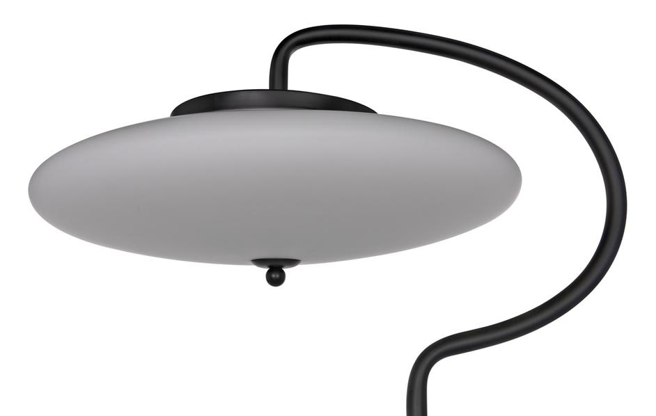 Lolibri Floor Lamp, Black Steel by Noir Furniture