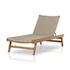 Delano Outdoor Chaise - Ivory Rope by Four Hands
