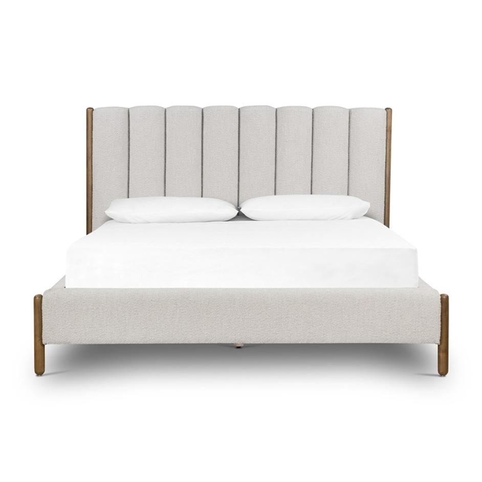 Emma Queen Bed - Knoll Sand by Four Hands